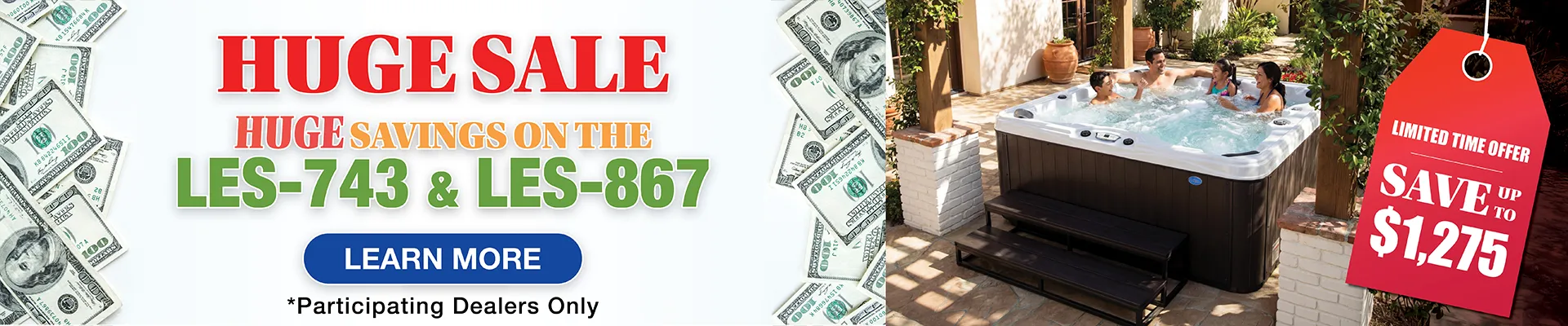 Calspas hot tub being used in a family setting - Evanston