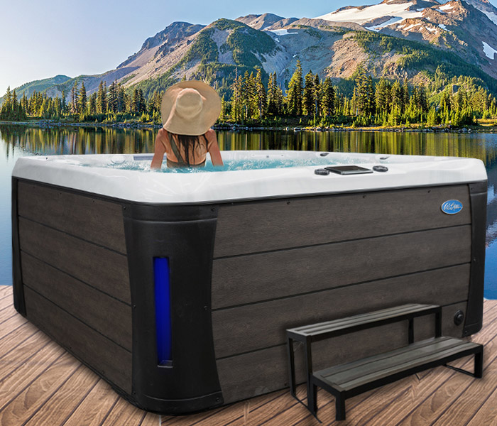 Calspas hot tub being used in a family setting - hot tubs spas for sale Evanston